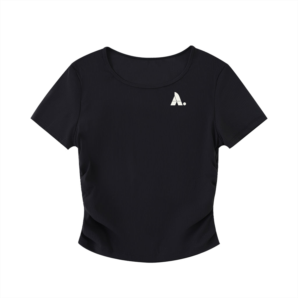 Ruched Bodycon Crop Top